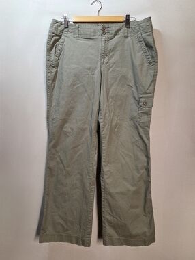 Dockers Sz 14 Khaki Cargo Pants Left Leg Side Pocket